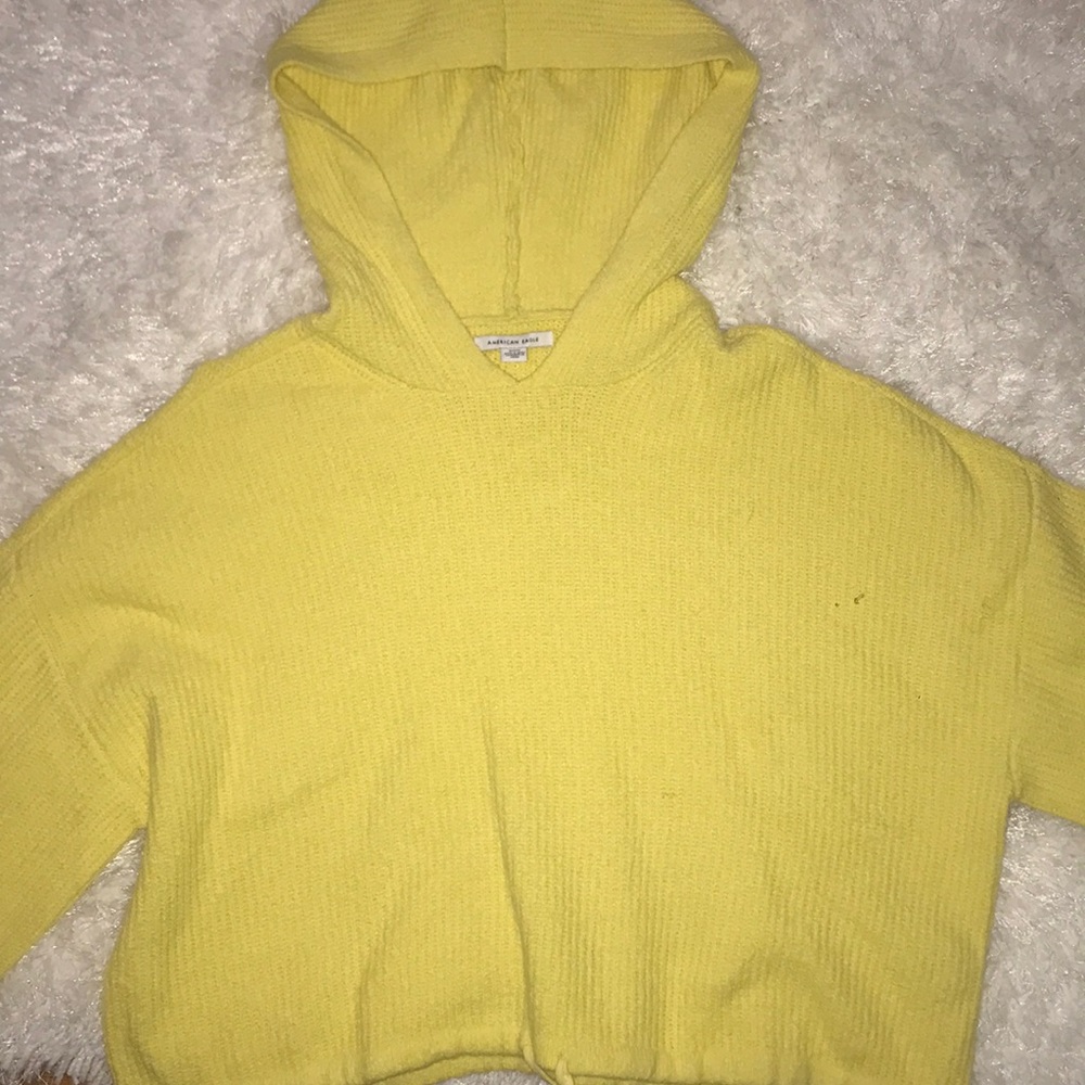 Long sleeve yellow sweater